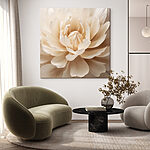 Wandbilder Zarte Blütenblätter in sanften Farbtönen