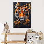 Wandbilder Gemälde eines Tigers