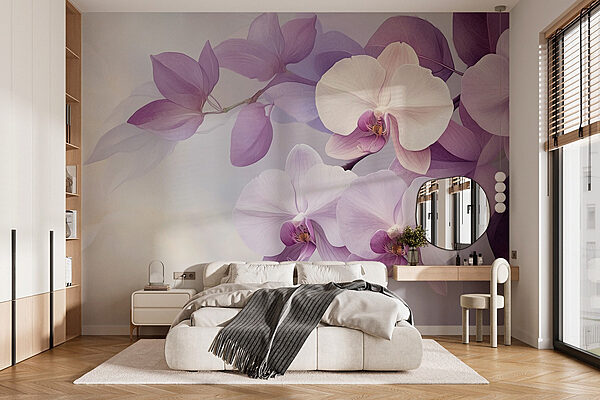 Fototapeten Zartviolette Orchideen in sanften Farbtönen (Artikelnummer: w02910) Fototapeten Fototapeten Zartviolette Orchideen in sanften Farbtönen (Artikelnummer: w02910)