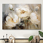 Wandbilder Malerei von weißen Blumen