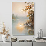 Wandbilder Ente auf einem See