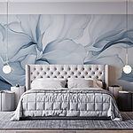 Fototapeten Zarte Blütenblätter in beruhigenden Farbtönen