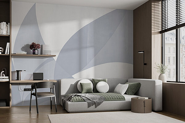 Graue und weiße Wand Fototapeten Graue und weiße Wand