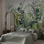 Fototapeten Die üppige Bepflanzung schafft eine ruhige Atmosphäre