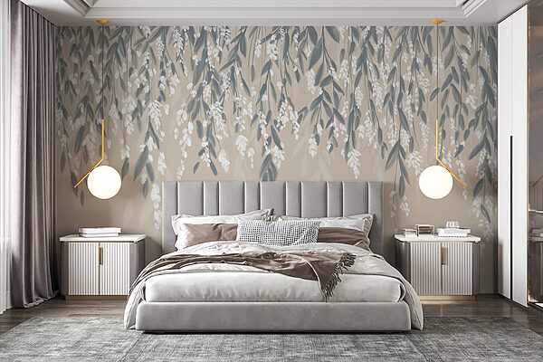 Fototapeten Zarte Blüten auf weichem Hintergrund