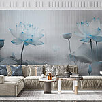 Fototapeten Malerei von Blumen und Blättern