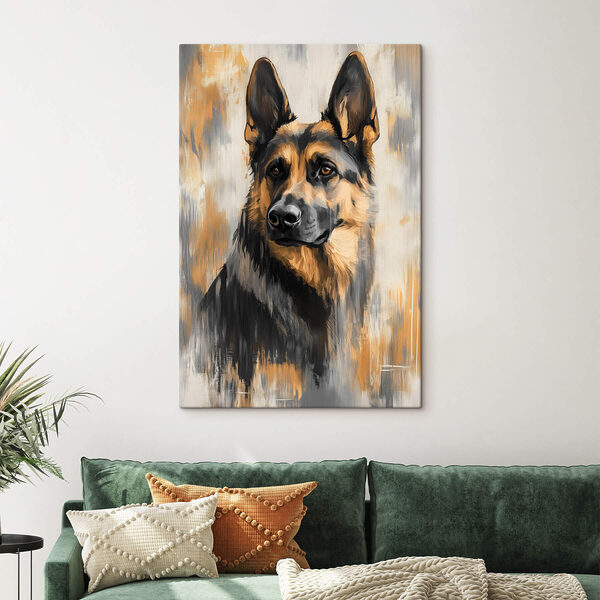 Gemälde eines Hundes Wandbilder Gemälde eines Hundes