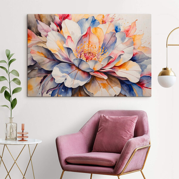 Gemälde einer Blume Wandbilder Gemälde einer Blume