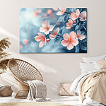 Wandbilder Zarte Blüten in sanften Farben