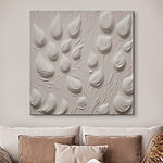 Wandbilder Weißer Hintergrund mit vielen Tropfen