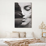 Wandbilder Das Gesicht einer Frau und ein halbes Gesicht