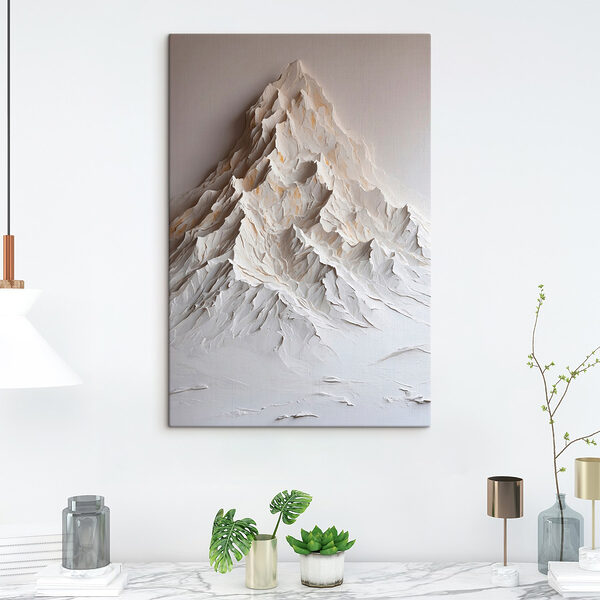 Weißer Berg mit Schnee Wandbilder Weißer Berg mit Schnee