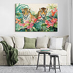 Wandbilder Ein paar Geparden im Dschungel