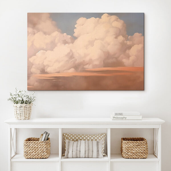 Große weiße Wolke am Himmel Wandbilder Große weiße Wolke am Himmel