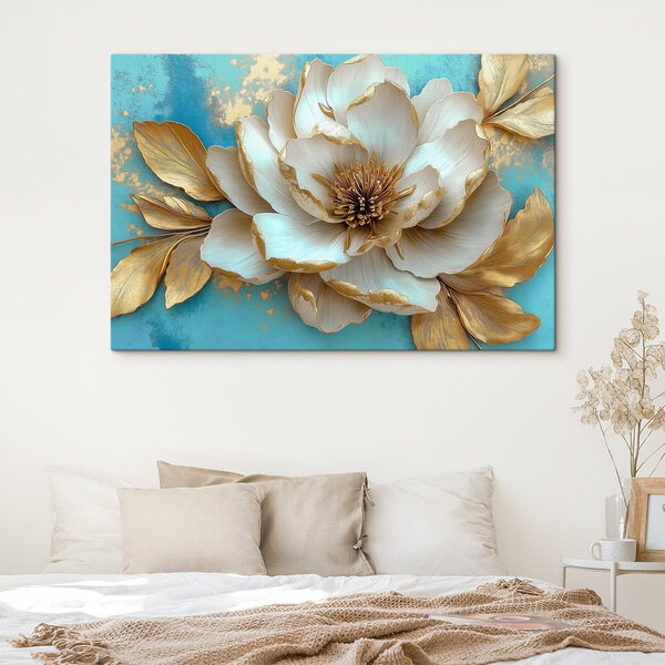 Elegante Blume mit zarten Blütenblättern Wandbilder Elegante Blume mit zarten Blütenblättern