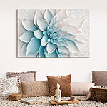 Wandbilder Weiße Blume aus Papier