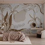 Fototapeten Natürliche Muster in Erdtönen