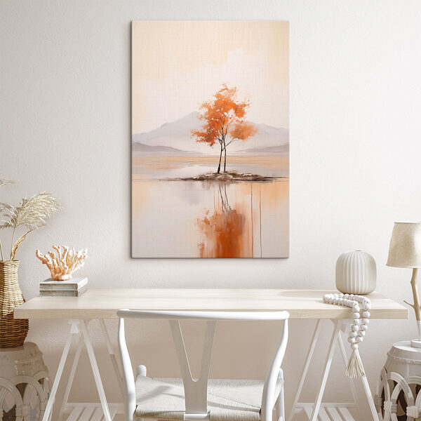 Baum auf einer Insel im Wasser Wandbilder Baum auf einer Insel im Wasser