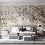 Fototapeten Baumzweig mit Blättern