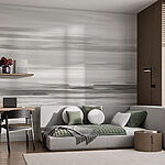 Fototapeten Grau und weiß gestreifter Hintergrund