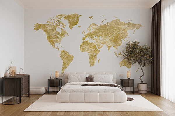 Karte der Welt Fototapeten Karte der Welt