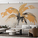 Fototapeten Gemälde einer Palme