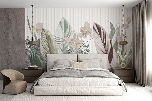 Fototapeten Natürliche Eleganz in gedeckten Tönen