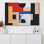 Wandbilder Malen von verschiedenen Farben und Formen