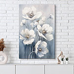 Wandbilder Malerei von weißen Blumen