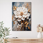 Wandbilder Zarte Blume gegen weichen Hintergrund