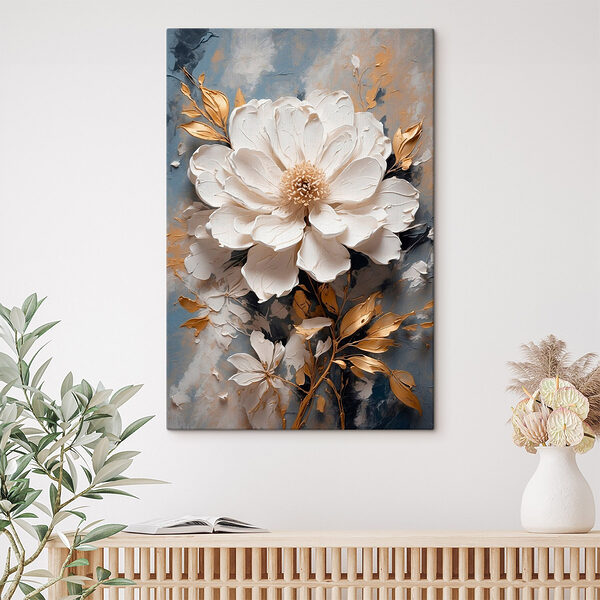 Zarte Blume gegen weichen Hintergrund Wandbilder Zarte Blume gegen weichen Hintergrund