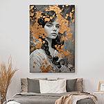 Wandbilder Ätherische Schönheit in gedeckten Tönen