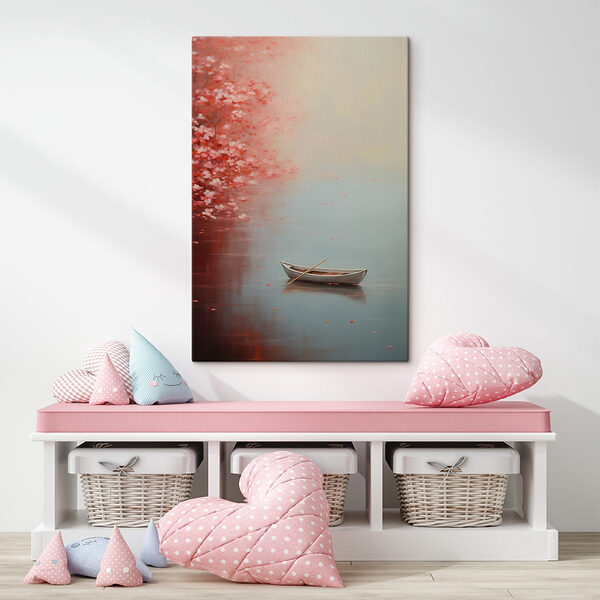 Bemalung eines Bootes im Wasser Wandbilder Bemalung eines Bootes im Wasser