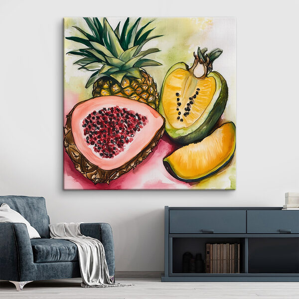 Aquarellmalerei von Obst Wandbilder Aquarellmalerei von Obst