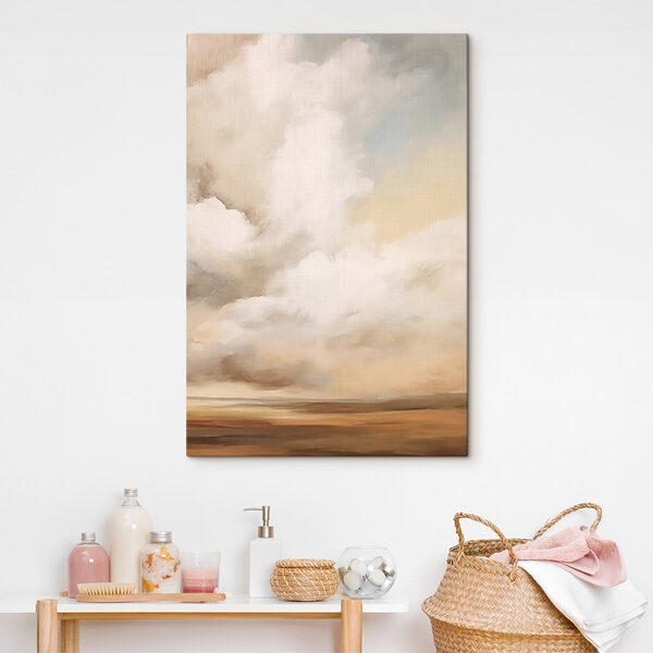 Sanfte Wolken über einer heiteren Landschaft Wandbilder Sanfte Wolken über einer heiteren Landschaft