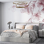 Fototapeten Zarte Blüten in sanften Farbtönen