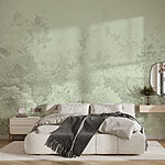 Fototapeten Zarte florale Muster in Pastelltönen