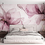 Fototapeten Zarte Blütenblätter in sanften Farbtönen