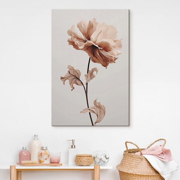 Blume mit getrockneten Blättern Wandbilder Blume mit getrockneten Blättern