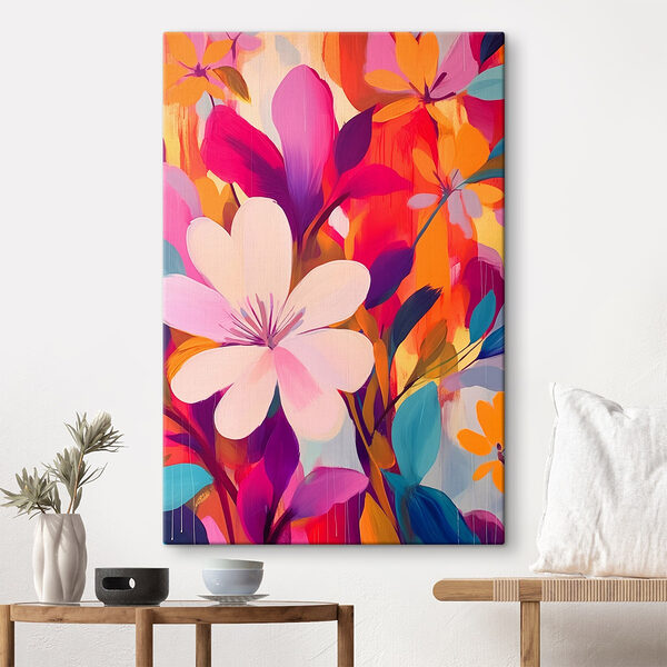 Malerei von Blumen und Blättern Wandbilder Malerei von Blumen und Blättern