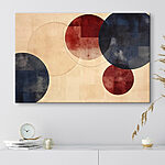 Wandbilder Gruppe von Kreisen mit unterschiedlichen Farben