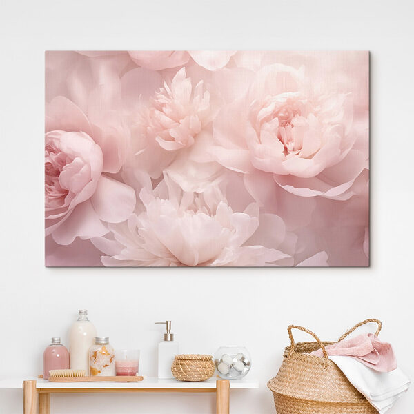 Gruppe von rosa Blumen Wandbilder Gruppe von rosa Blumen