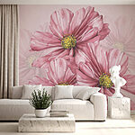 Fototapeten Gruppe von rosa Blumen
