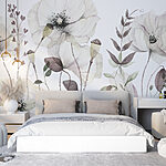 Fototapeten Zarte Blüten in sanften Farbtönen