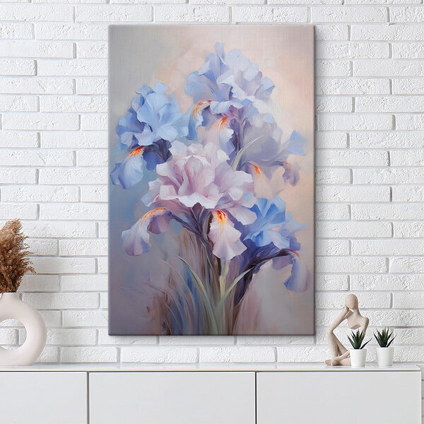 Malerei von Blumen auf einer Fläche Wandbilder Malerei von Blumen auf einer Fläche