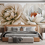 Fototapeten Elegante Blüten in sanften Farbtönen