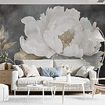 Fototapeten Zarte Blume in gedeckten Tönen