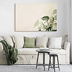 Wandbilder Üppiges Grün auf weichem Hintergrund