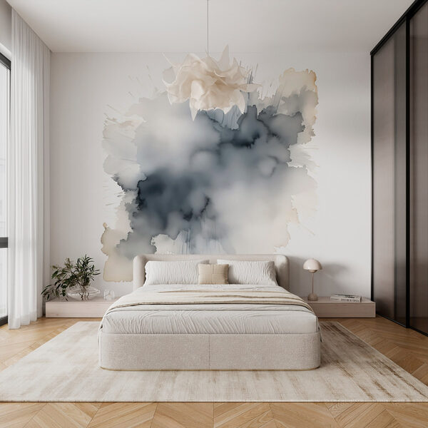 Schwarze und weiße Wolke Fototapeten Schwarze und weiße Wolke
