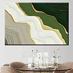 Wandbilder Fließende Linien in Erdtönen